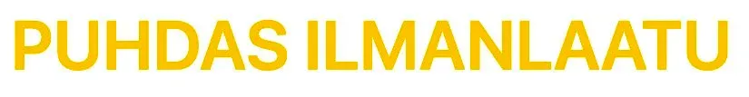 Puhdas ilmanlaatu -yrityksen logo.